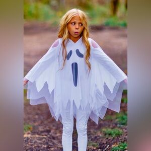 Girls Size Medium 2 Piece Ghost Costume